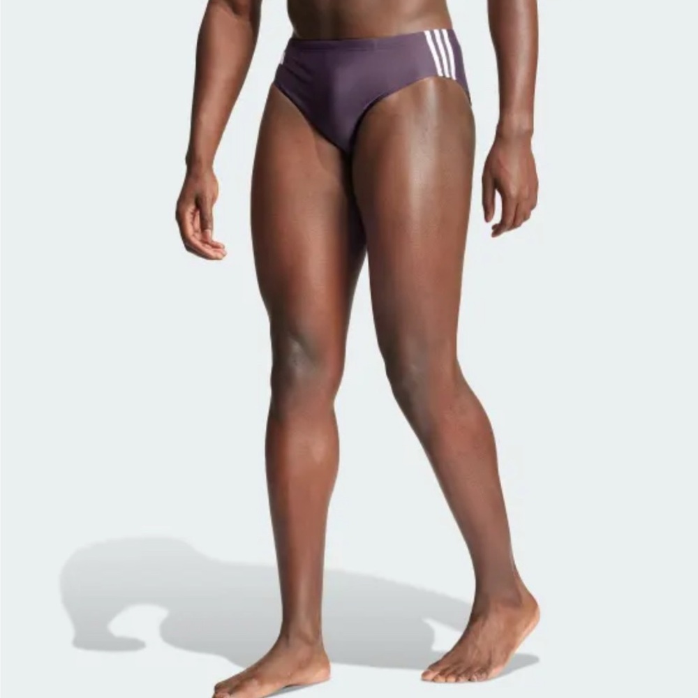 Adidas Dark Purple Swim Briefs Small